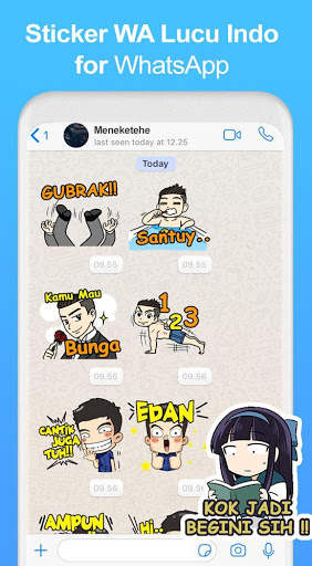Sticker Lucu untuk WhatsApp WAStickerApps screenshot 5