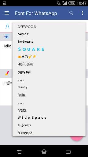Fonts For WhatsApp - Stylish T screenshot 4