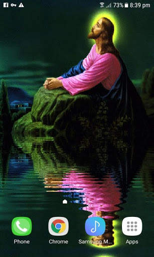 Jesus Shadow Live Wallpaper screenshot 2