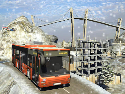 Snow Hill Bus Drivingsimulator screenshot 11