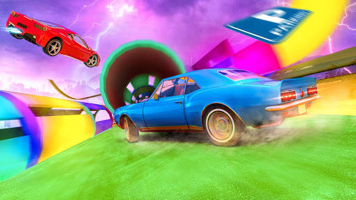 Impossible GT Car Transformation Racing Stunts स्क्रीनशॉट 3