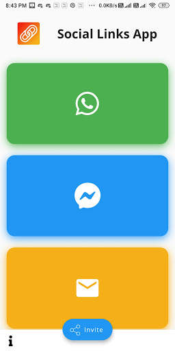 Social Links App 1 تصوير الشاشة