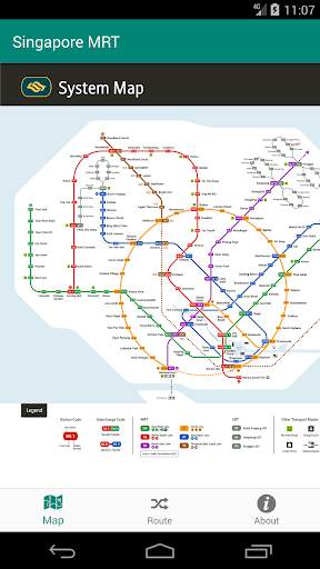 Singapore MRT and LRT Offline screenshot 1