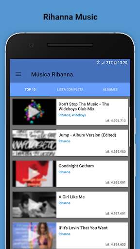 Rihanna Music : Toda la música de Rihanna screenshot 1