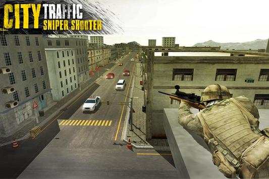 3D Lalu Lintas Kota Sniper Sh screenshot 3