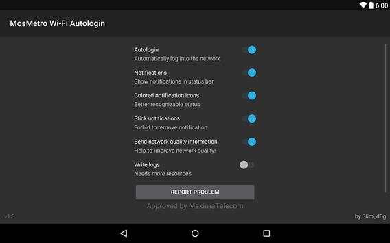 Metro Wi-Fi Autologin (Moscow) screenshot 3