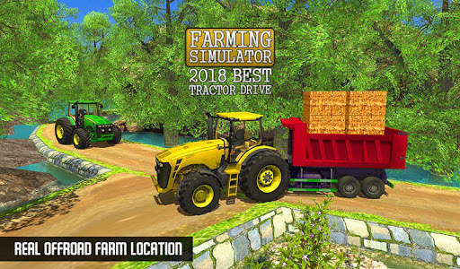 Offroad Farming Tractor Cargo Drive Simulator 2019 screenshot 9