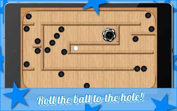 Permainan Bola: Labyrinth 2D screenshot 1