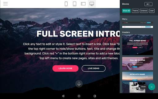Mobirise Website Builder screenshot 8