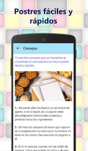 Postres fáciles y rápidos screenshot 7