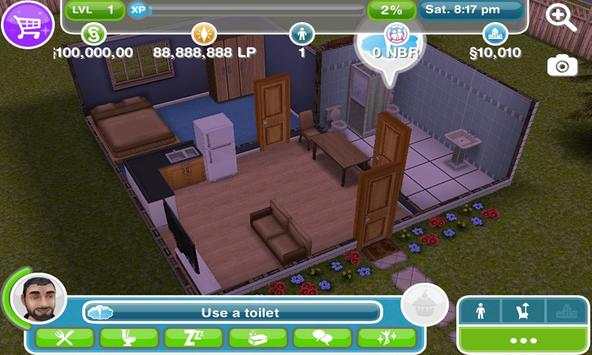 Simoleons The Sims Freeplay screenshot 2