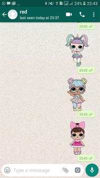 Cute Surprise Lol Dolls For WhatsApp-WAStickerApps screenshot 5