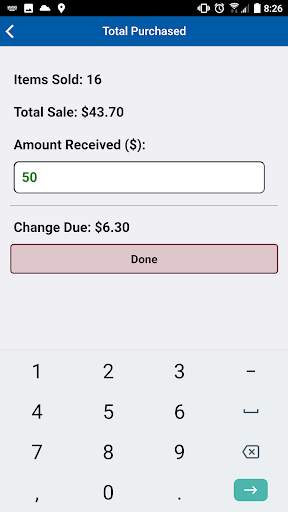 Tri-C Cash Register App screenshot 2