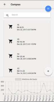 Shopping List: line and bar charts, budge control screenshot 15