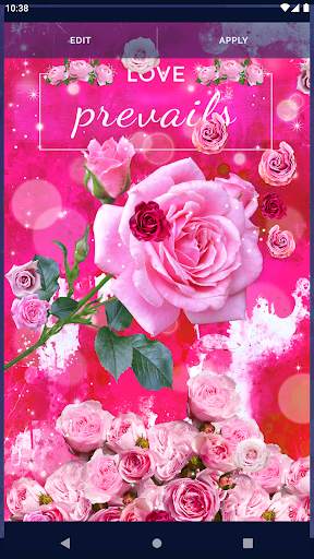 Spring Rose Live Wallpaper screenshot 4