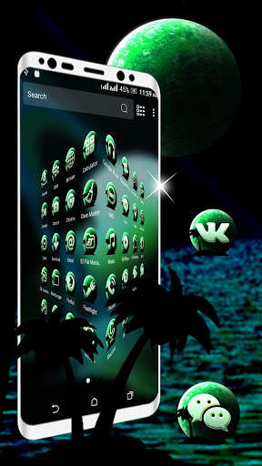 Green Planet Launcher Theme screenshot 3