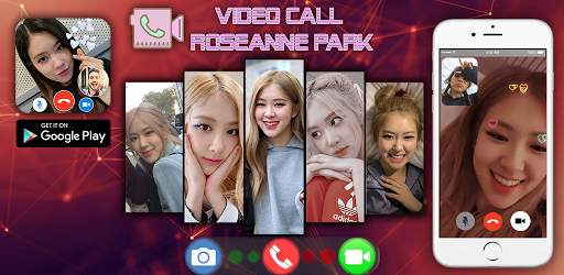 Rose Video Call Blackpink- Video Call Simulation screenshot 1