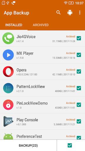 App backup & restore - Apk backup скриншот 5