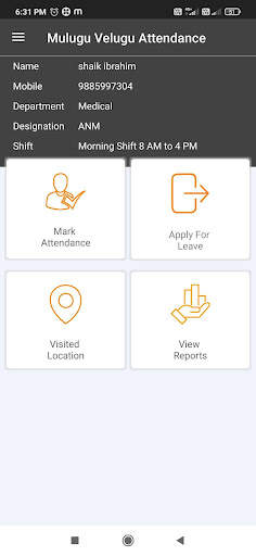 Mulugu Velugu Attendance screenshot 3