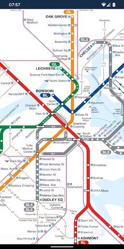 Boston Subway Map (Offline) screenshot 2