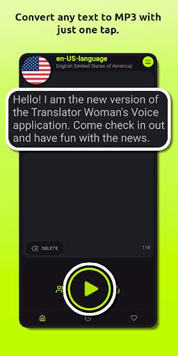 Translator Woman's Voice - TTS screenshot 2