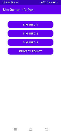 Pakistan Sim Owner Info screenshot 1