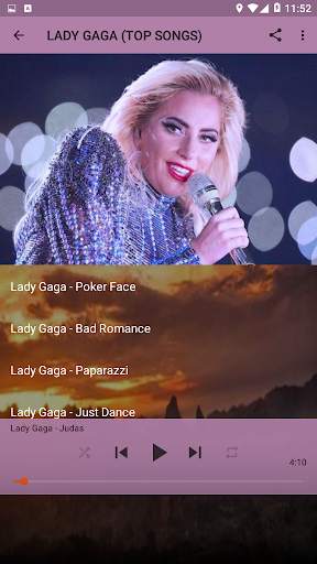 LADY GAGA (TOP SONGS) screenshot 2