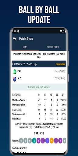 One Cricket Star-Live  Sports screenshot 2