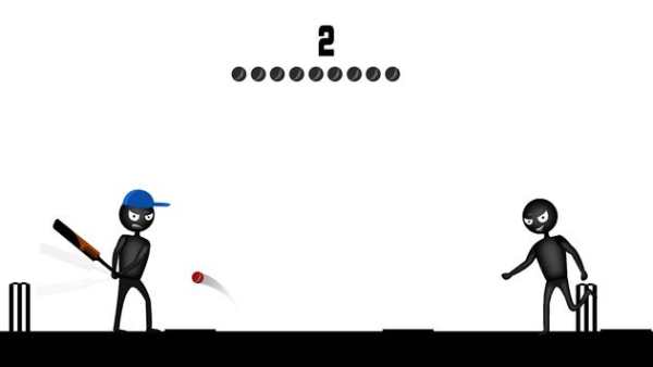 Stickman Cricket Black screenshot 2