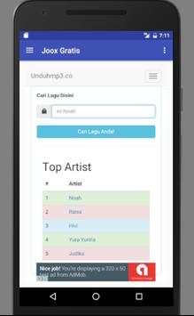 Joox Musik Dan Lirik screenshot 1