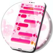 Tema de corazones lindos SMS icon