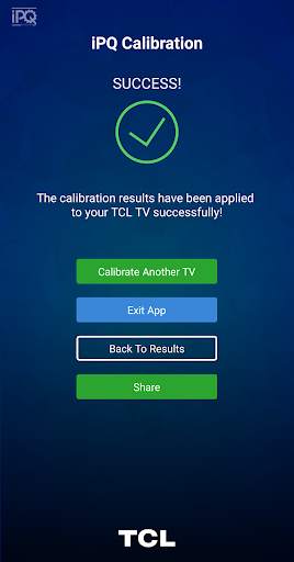 TCL iPQ Engine Mobile Calibration screenshot 2