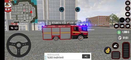 Fire Truck And Fire Fighter Si screenshot 7