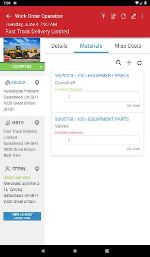 Infor MFS screenshot 8