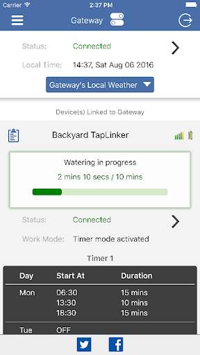 LinkTap screenshot 1