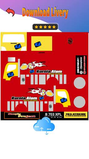 Livery BUSSID MOD Truck Canter screenshot 5