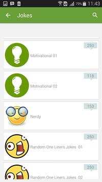 6000 Funny One Liner Jokes App screenshot 4