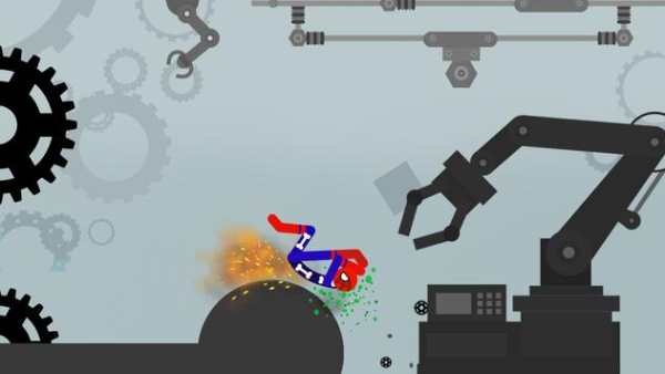 Spider Stickman Ragdoll Dismounting screenshot 3