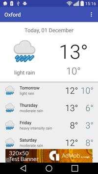 Oxford - weather screenshot 1