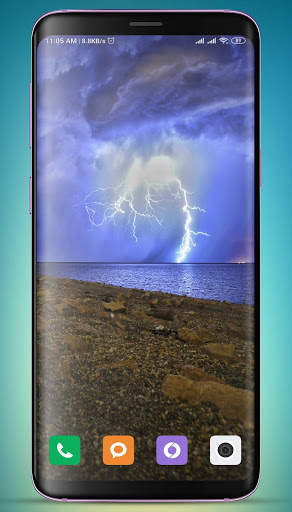 Thunder Storm Lightning Wallpaper HD screenshot 7