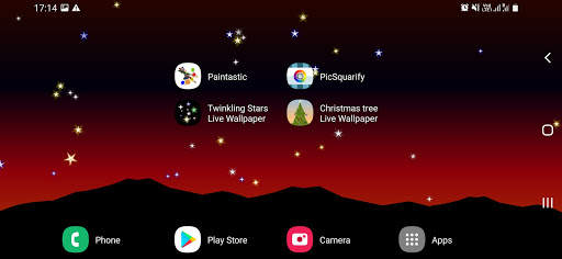 Twinkling Stars Live Wallpaper screenshot 8