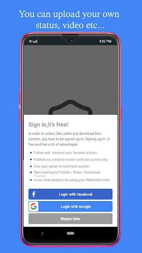 Velete - Share Your Video Status, Earn Money screenshot 4