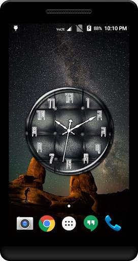 Black Clock Live Wallpaper screenshot 2
