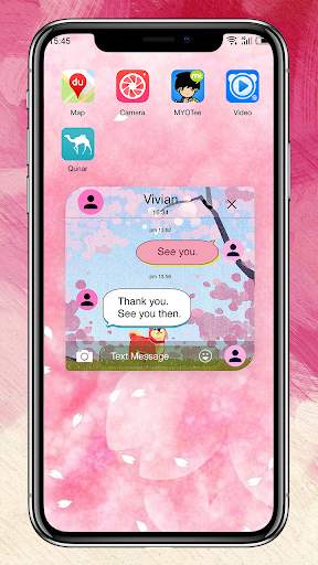 Pink Dream - Free, customize Messenger & SMS theme screenshot 6