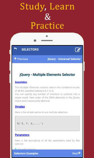 Jquery tutorial offline with examples screenshot 4