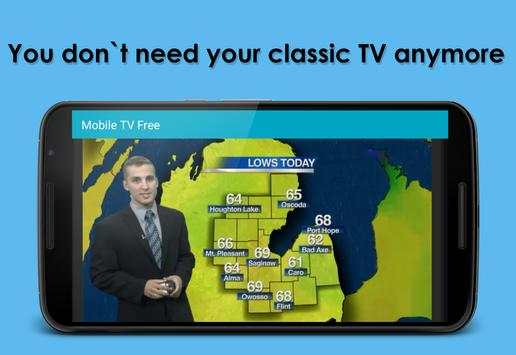Mobile TV Free screenshot 1