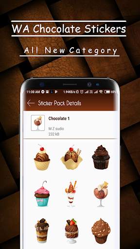 WA Sticker : Chocolate Day screenshot 6
