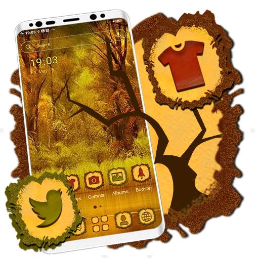 Yellow River Boating Launcher Theme 1.0.1