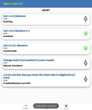 Sims 4 Cheats screenshot 10