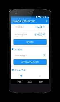 Kingo SuperBattery-Stromsparer screenshot 2